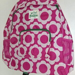 Boden Mini Pink Flowered Back Pack / Rucksack - SO CUTE - NEW
